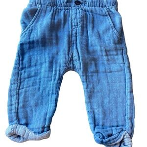 Zara Cozy Blue Baby Pants